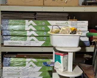 new packages of flooring