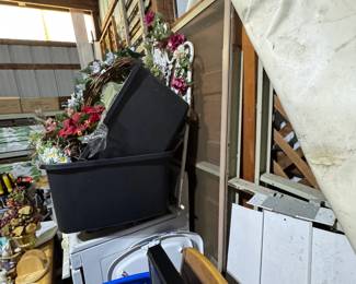 Floral, stove, screens, doors, etc
