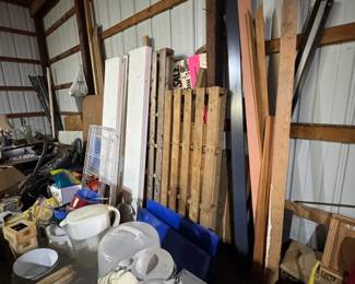 Wood pieces, etc