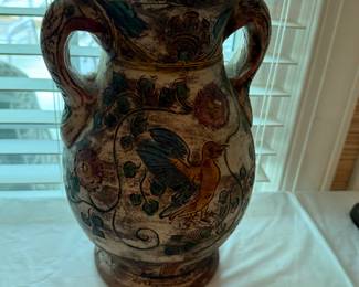 INCISED POTTERY JAPANESE VASE