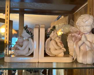 Ceramic angel bookends $35.00 obo