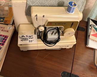 Small child’s First “Touch and Sew”sewing machine