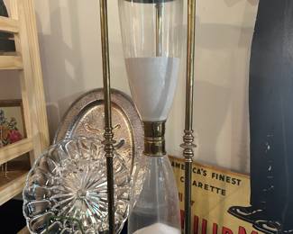 Oversized Brass Hourglass