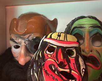 Vintage Halloween Costume Masks