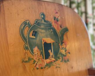 Teacup Decal on Chair