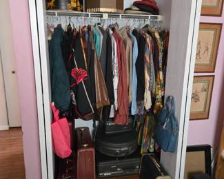 More clothing and vintage hats.