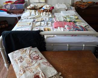 Old iron bed