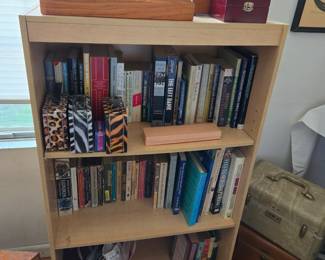 Books and jewelry boxes