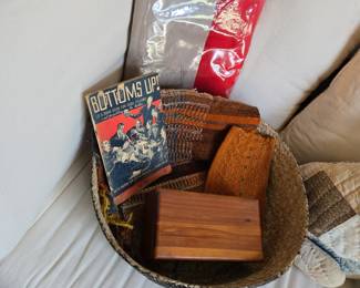 Basket, weavings