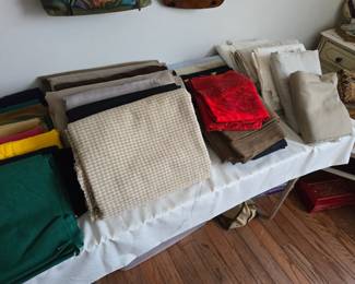 Fabric, some vintage, wool
