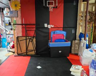 This entire basketball court is for sale