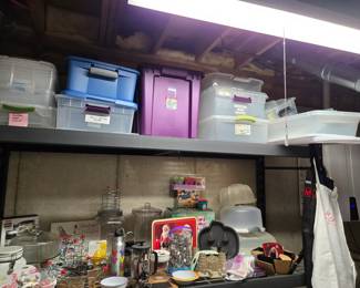Sooo many plastic bins