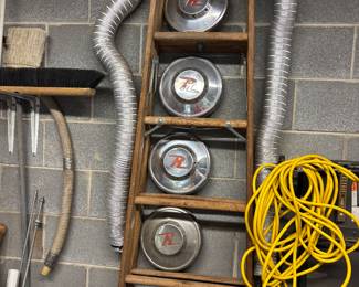 Ramblet Hub caps and one of many Extension Cords