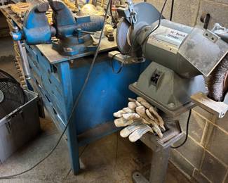 Grinder and Table Vise