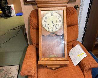 Railroad Wall Clock missing pendulum