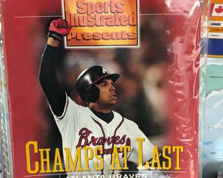 Vintage Braves Magazines, Sports Illustrated and other 90's Braves magazine photos