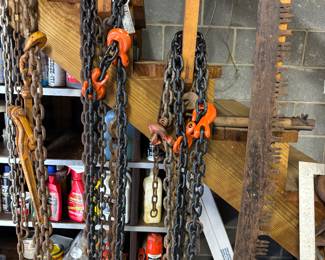 Chains, Antique two person saw