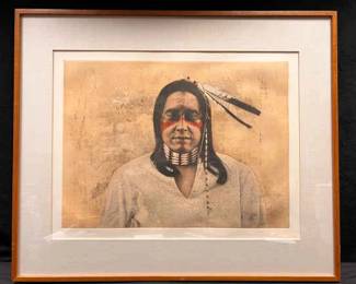 CT303Framed And Signed James Bama Lithograph