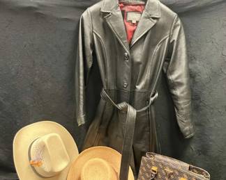 CT384Wilson Leather Coat more