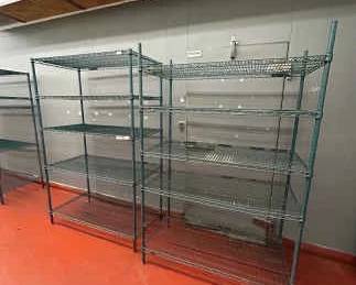 DBB550- (2) Metal Shelvings