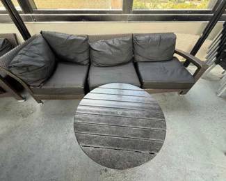DBB810 Outdoor Couch and Table Set