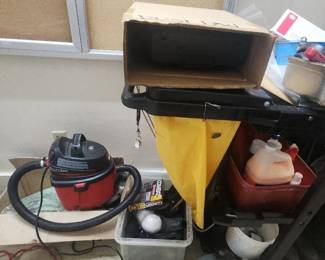 DBB564 - Commercial Cleaning Crew Cart and More
