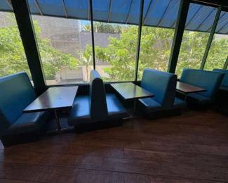 DBB081 Restaurant Booth, Seating and Tables