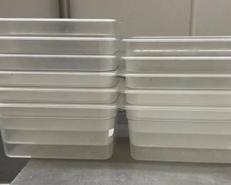 DBB437 - (11) 1/3 Sz 6” Deep Cambro Commercial Food Pans