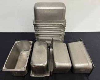 DBB479 Eighteen Stainless Steel 13” Long Service Pans