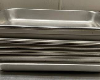 DBB371 - (11) Stainless Steel Service Pans