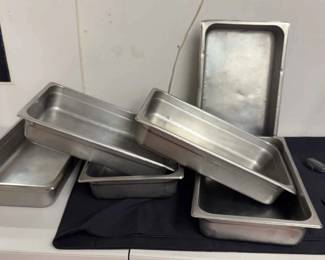 DBB402 Lot 4” Stainless Steel Steam Table Pans