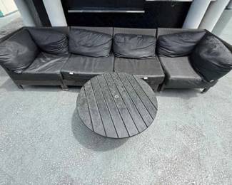 DBB809 Outdoor Couch and Table Set