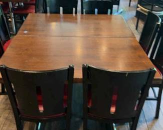 DBB062 Two Sets Commercial Grade Restaurant Table and Chairs