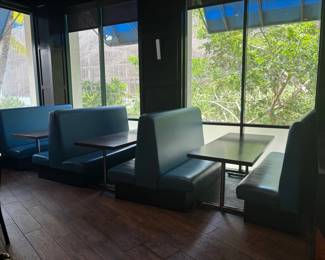 DBB012 Restaurant Booth, Seating and Tables