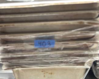 DBB403 Lot Eight Commercial Grade 6” Pans