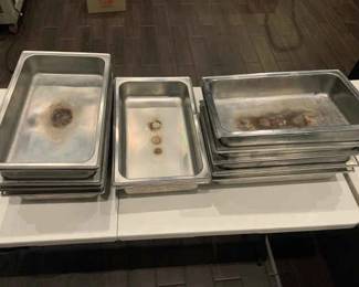 DBB224 Fifteen Miscellaneous Food Warming Trays