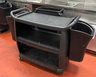 DBB353- Rolling Cart With Trash Bins