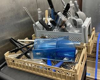 DBB513 - Two Racks Of Assorted Kitchen Tools