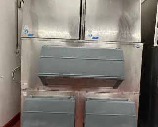 DBB576- (2) Hoshizaki Ice Makers And (1) Follett Ice Bin