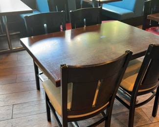 DBB042 Commercial Grade Restaurant Table and Chair Set