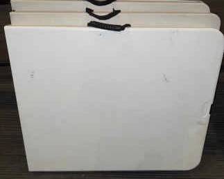 DBB701 Two Lifetime and One Cosco Folding Tables