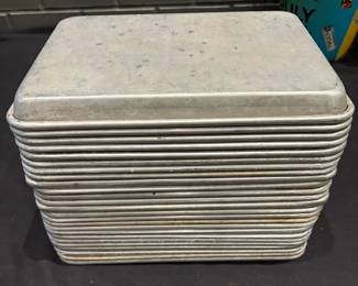 DBB195 Lot Commercial Grade Aluminum Baking Pans(25)