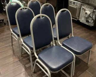 DBB002- 6 Polyurethane Foam Pad Chairs