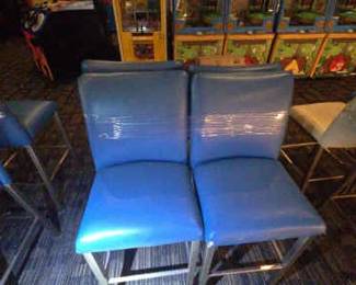 DBB730 (4) Blue High Bar Chairs