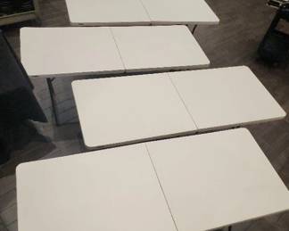 DBB097 - Set Of Four 6-Foot Lifetime Folding Tables