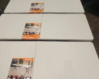 DBB120 -Set Of Four Lifetime 6-Foot Folding Tables