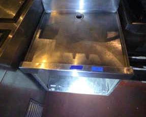 DBB757 Glastender Barback Drain Cabinet