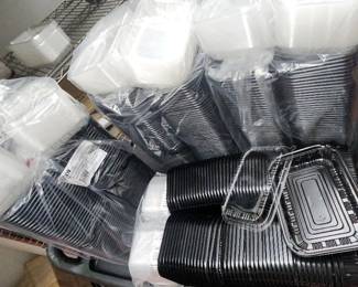 DBB457 - Plastic Bento Style Food Containers