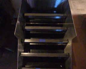 DBB759 Stainless Steel Underbar Liquor Steps/Bottle Display