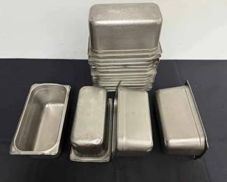 DBB478 Sixteen Stainless Steel 13” Long Service Pans